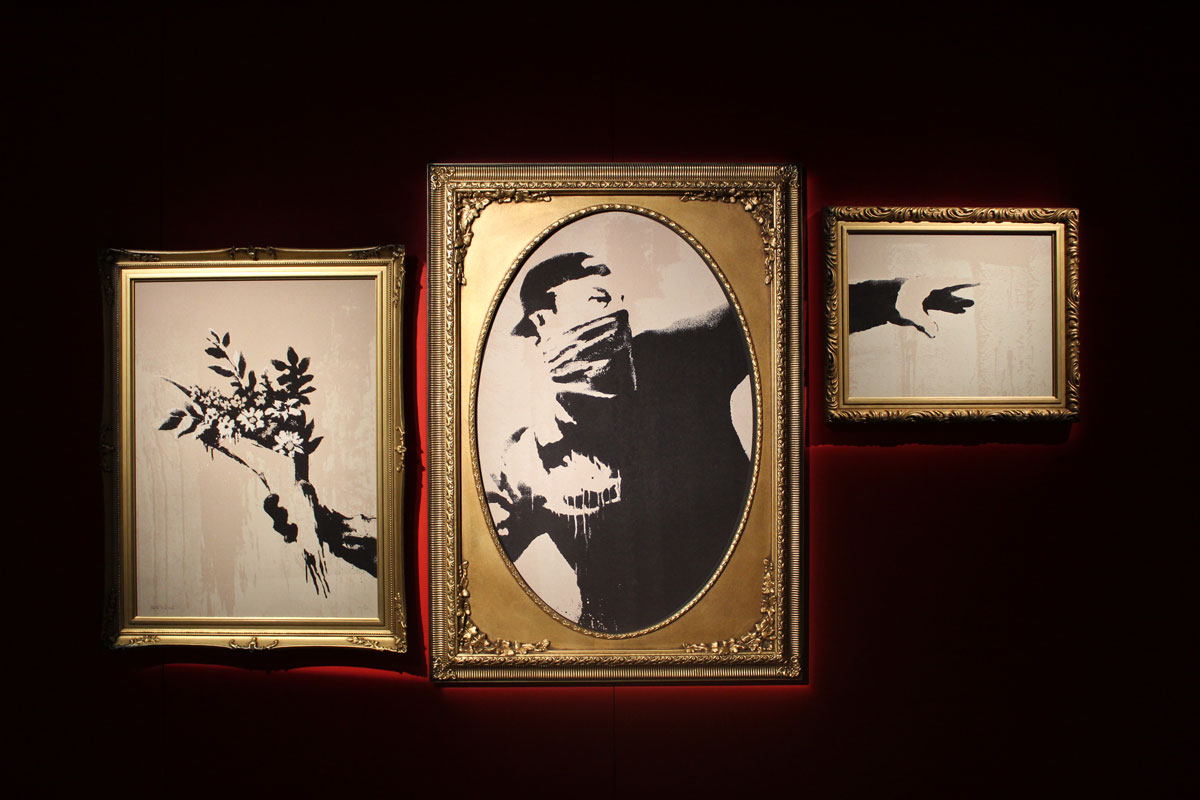 Rency　紙幣作品 Banksy Was Here」Rency レンシー バンクシー Banksy 紙幣 / LOUIS