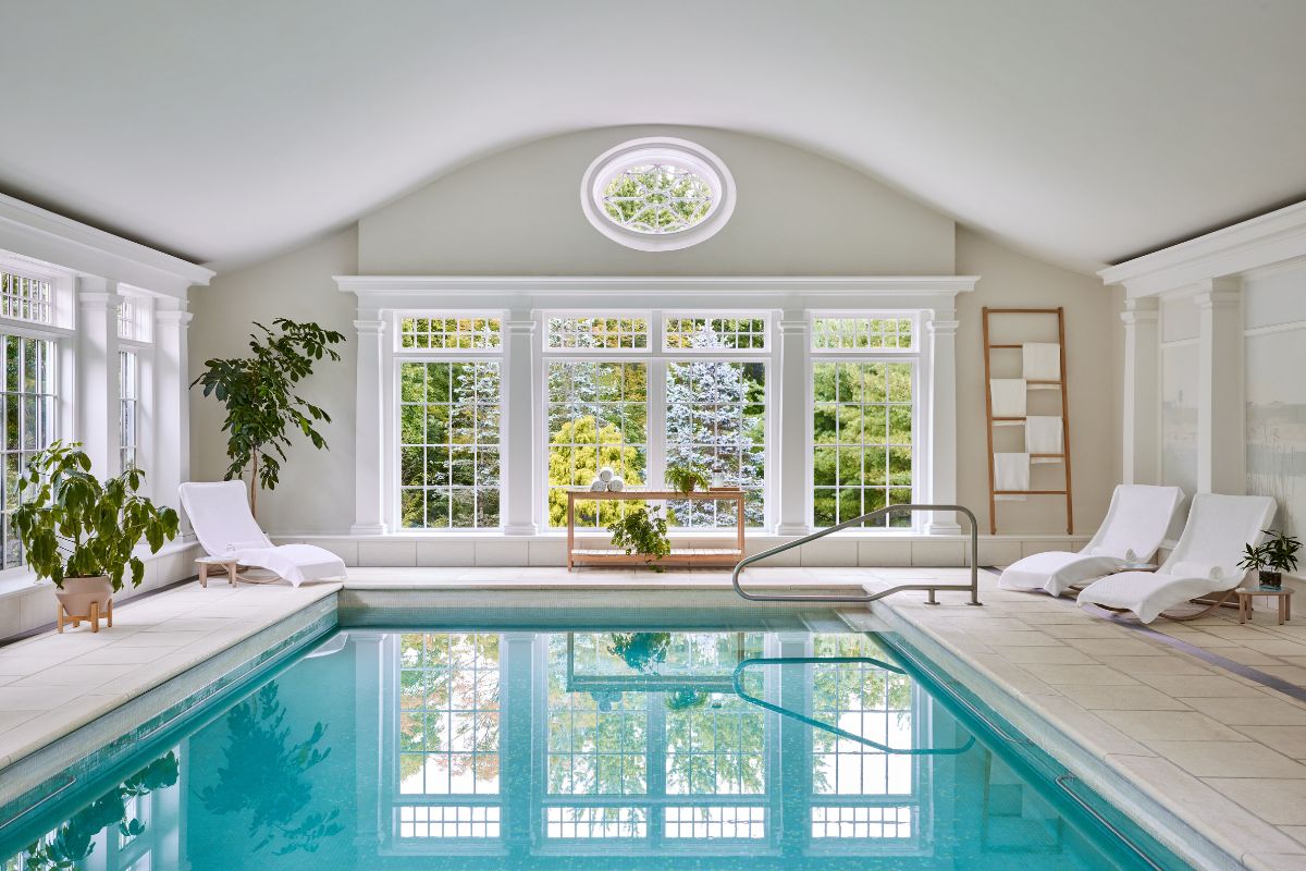 Mayflower Inn Spa Mayflower Inn & Spa Is a Charming Winter Retreat in Connecticut