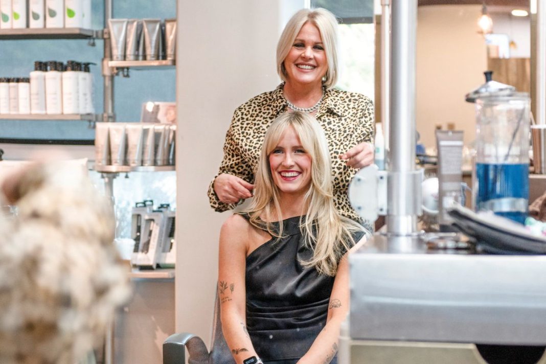 Master stylist Kris Rosato works her magic on a client at Joseph Anthony Retreat Spa and Salon in Glen Mills.