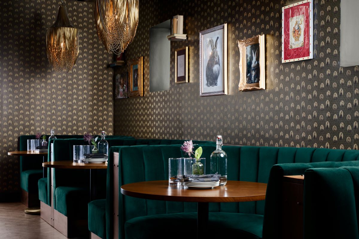 Seating in the Conshohocken restaurant