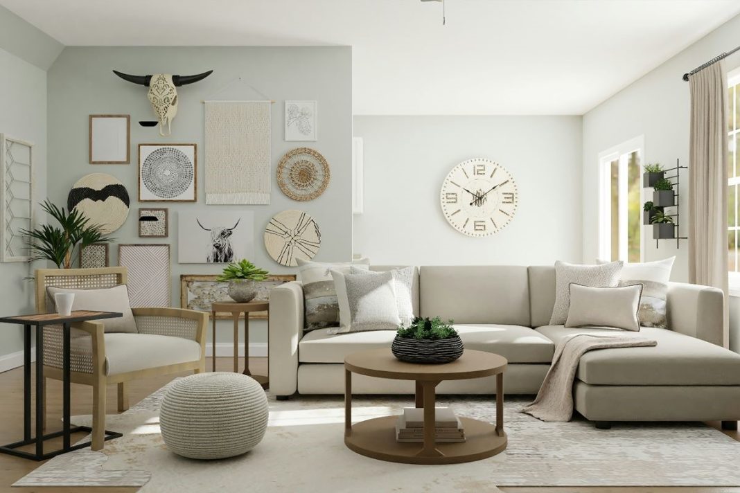 Furniture in room