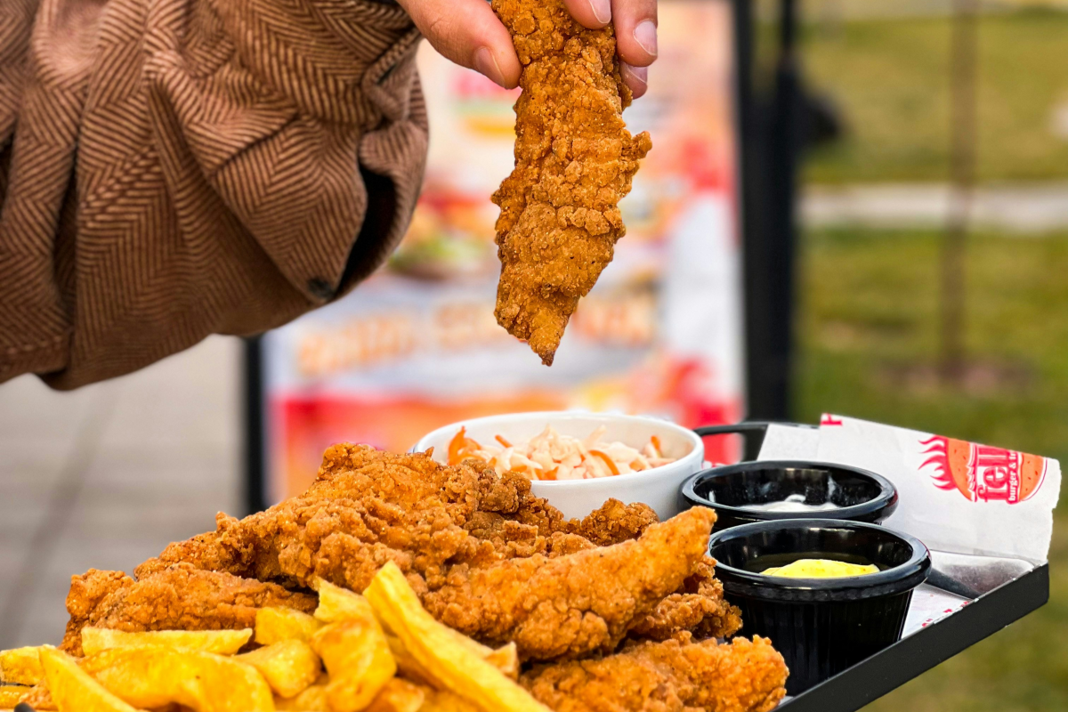 Chicken Eating Line 8 Chicken Fingers to Try Around the Main Line